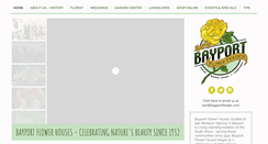 Desktop Screenshot of bayportflower.com