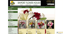 Desktop Screenshot of bayportflower.net